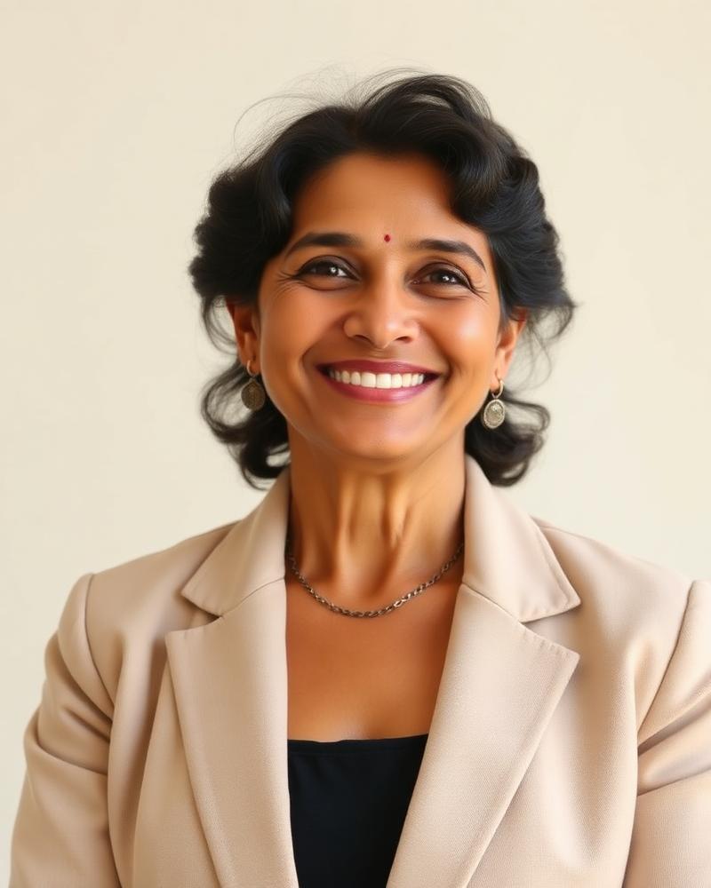 Portrait of Dr. Rukmini Iyer